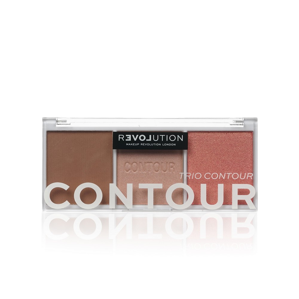 Палетка для скульптурирования лица Relove by Revolution Contour Trio , Sugar , 6г. Фото 1.