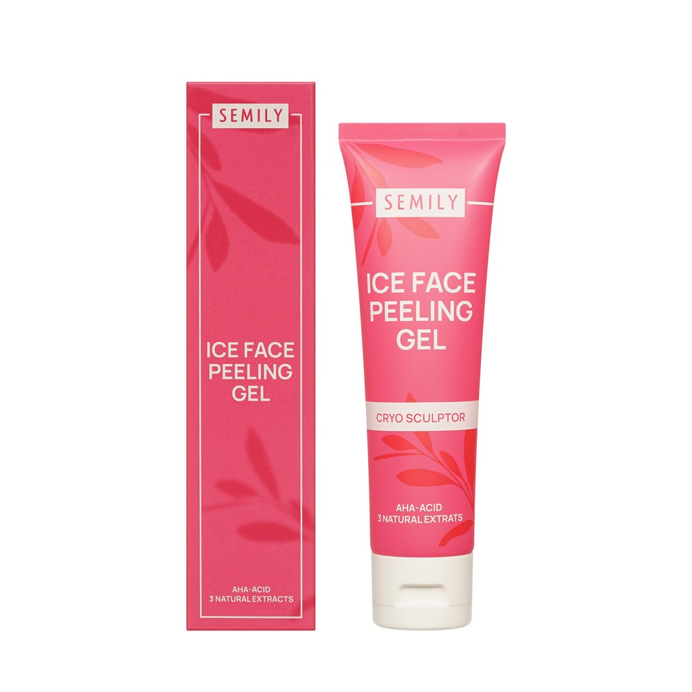 Пилинг для лица с фруктовыми кислотами SEMILY Ice Face Peeling Gel 75мл. Фото 1.
