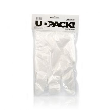 Одноразовые перчатки UDPACK полиэтиленовые 100шт.