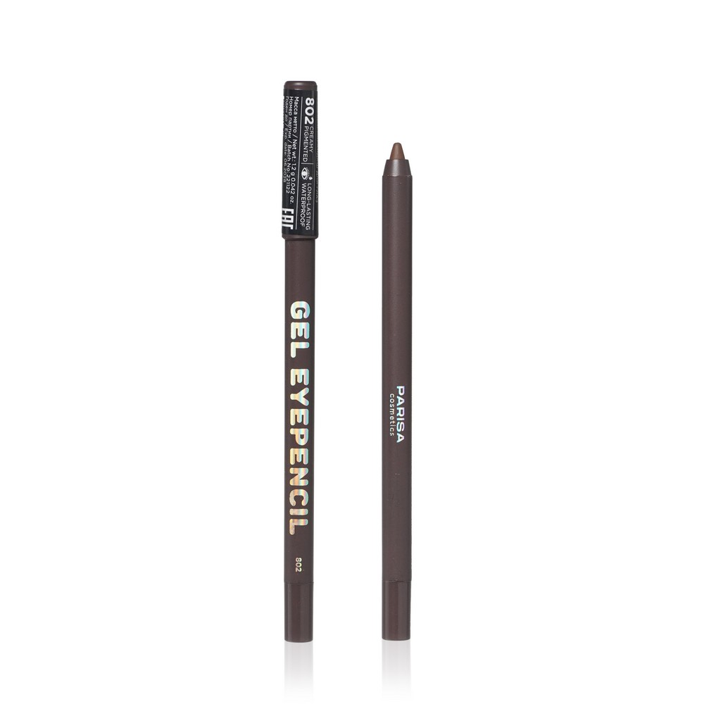 Карандаш для век Parisa Cosmetics Gel Eyepencil 802 1,2г. Фото 1.