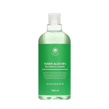 Восстанавливающий тонер для лица с алоэ NSC Aloe 98% Recovery & Calming 500мл.