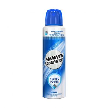 Мужской дезодорант - антиперспирант Mennen Speed Stick Neutro Power 150мл.