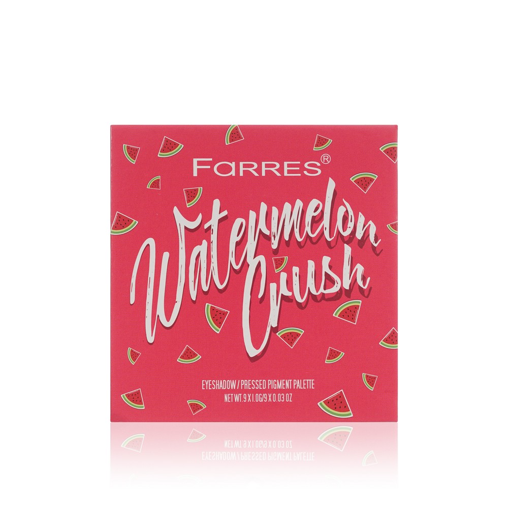 Палетка теней для век Farres Watermelon Crush 9 цветов 9г. Фото 1.