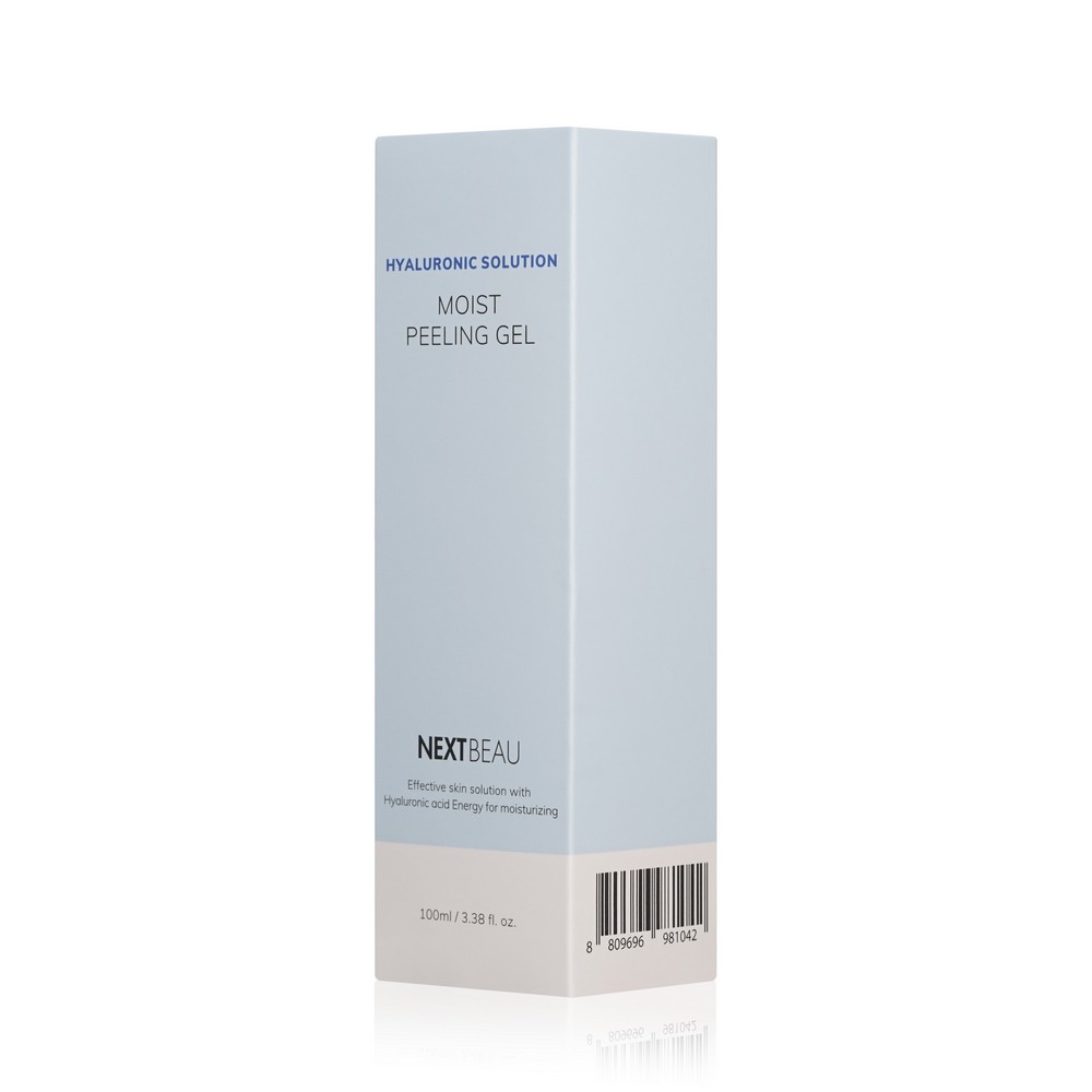 Увлажняющий отшелушивающий пилинг - гель для лица Nextbeau Hyaluronic Solution " Moist Peeling Gel " с гиалуроновой кислотой 100мл. Фото 3.