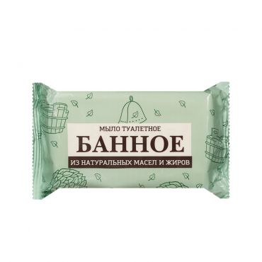 Мыло туалетное Банное 180г.