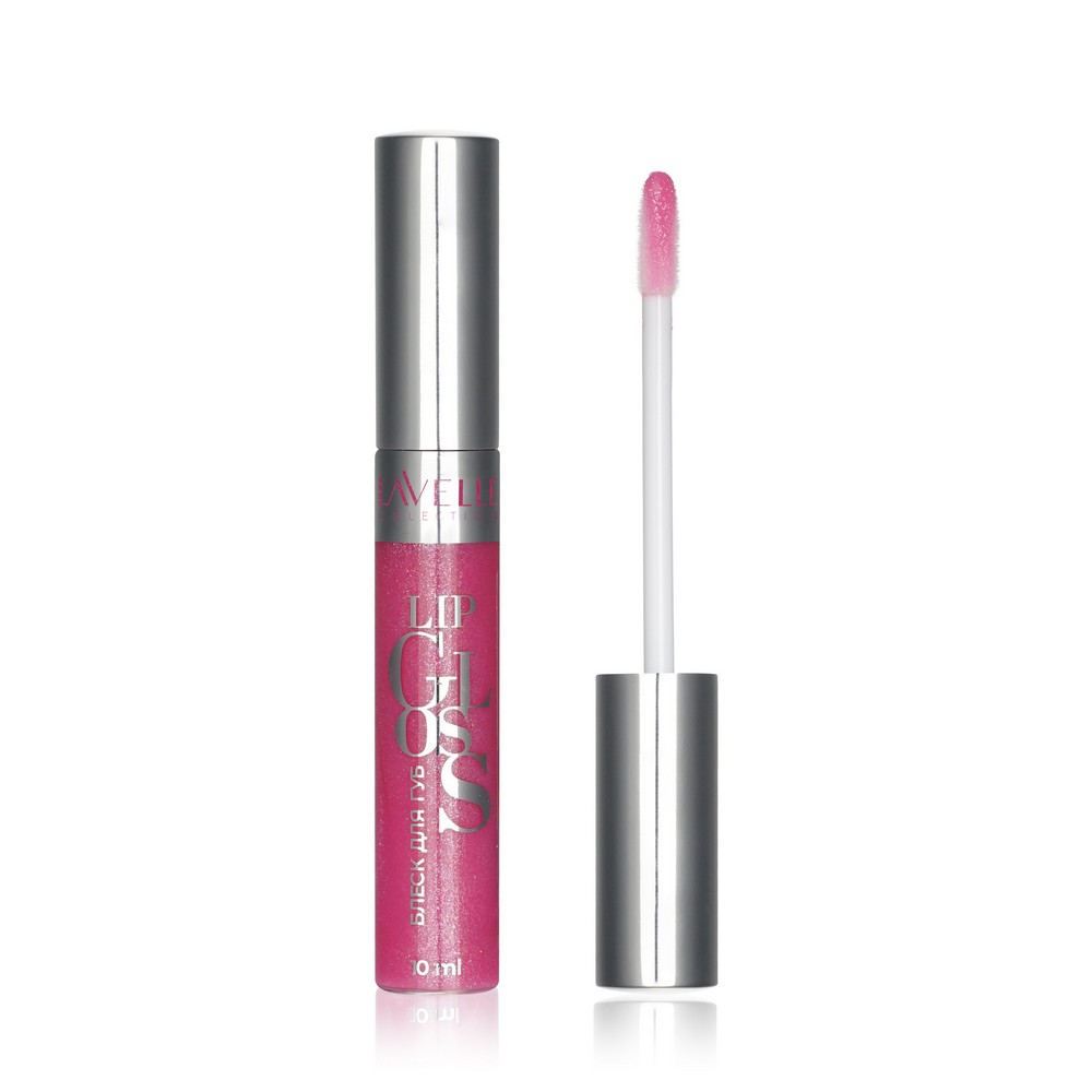 Блеск для губ Lavelle Silver Lip Gloss 57 Розовая фуксия металлик 10мл. Фото 1.