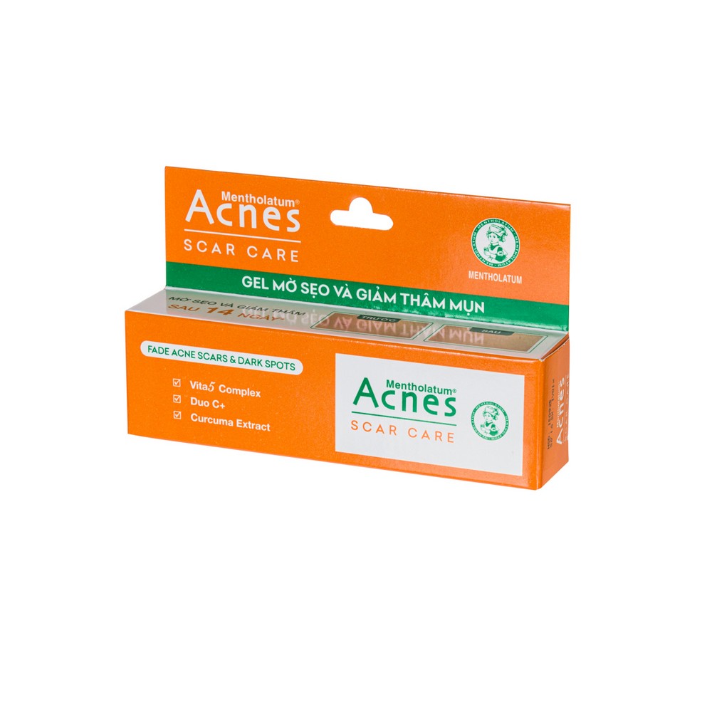 Гель для лица против акне, постакне и черных точек Mentholatum Acnes с экстрактом куркумы 12г. Фото 2.