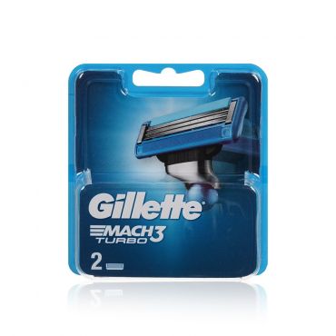 Кассеты для станка Gillette Mach 3 Turbo сменные 2шт.