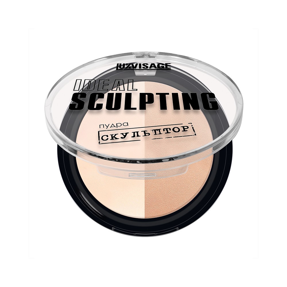Пудра - скульптор для лица Luxvisage 1 Сливочная карамель 9г. Фото 2.