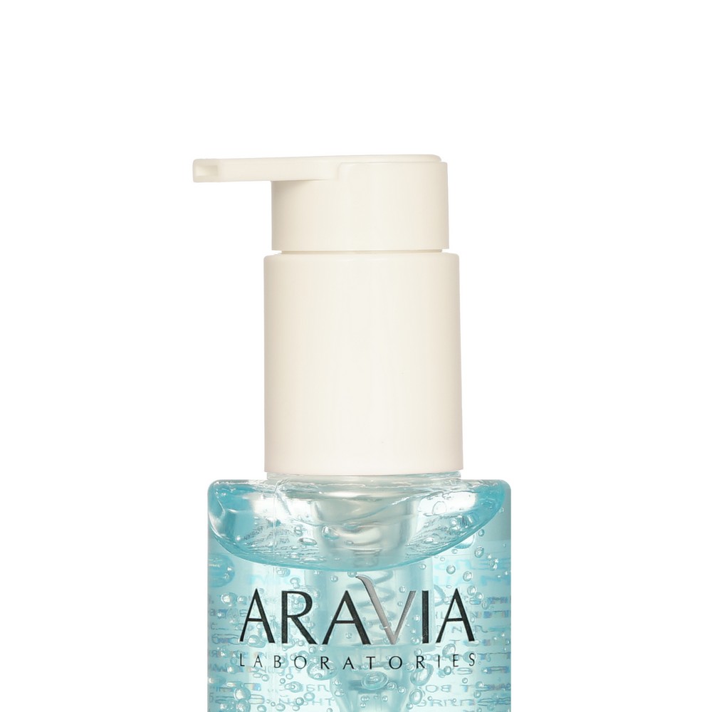 Мицеллярный гель для лица с эктоином и ниацинамидом Aravia Laboratories Hydra Therapy 200мл. Фото 6.