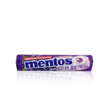 Жевательная резинка Mentos Pure Fresh " Виноград " 15,5г.