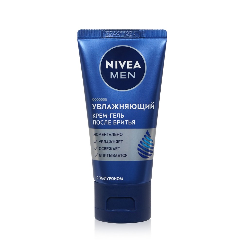 Увлажняющий крем - гель после бритья NIVEA Men с гиалуроном 50г. Фото 2.