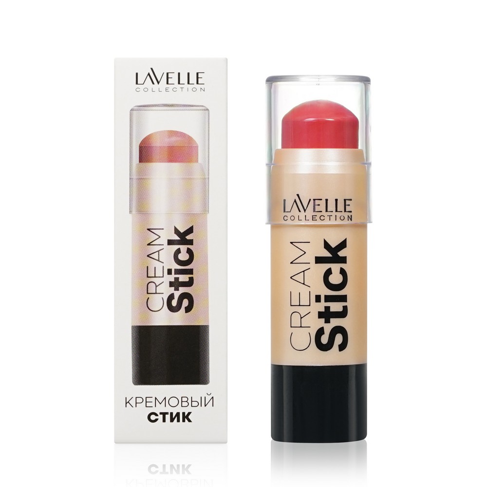 Кремовые румяна - стик для лица Lavelle Cream Stick Персиковый 9,86г