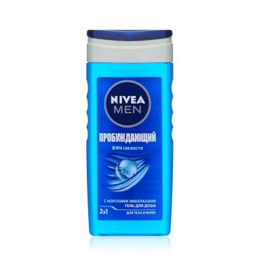 Гель для душа NIVEA Men " пробуждающий " 250мл.