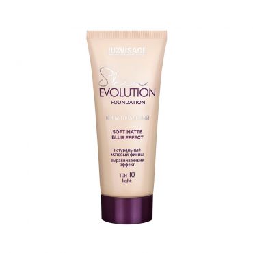 Тональный крем для лица Luxvisage Skin Evolution " Soft matte blur effect " 10 Light 35г.
