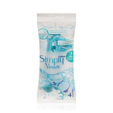 Одноразовые станки Venus Satin Care Simply для бритья 4шт.