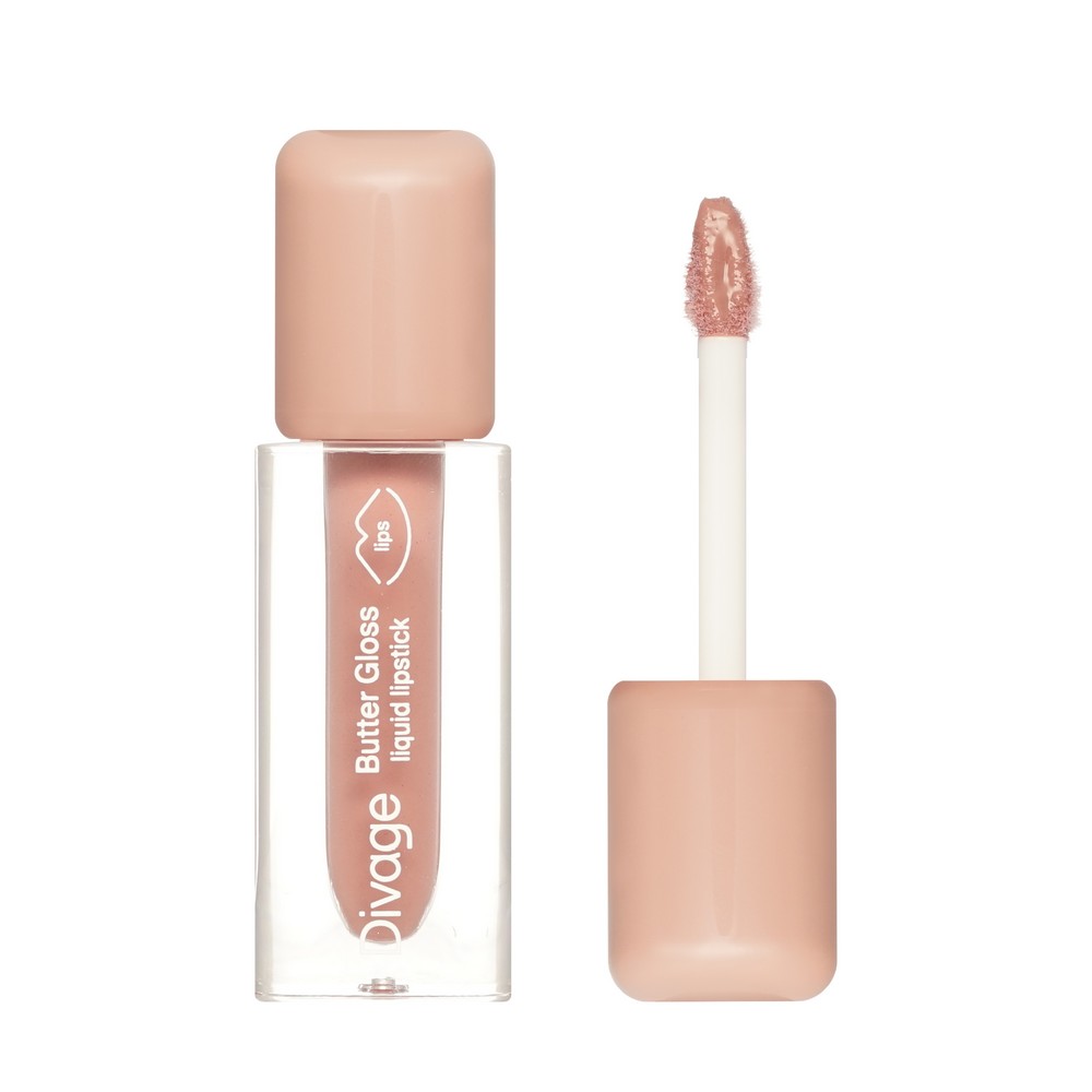 Жидкая помада для губ Divage Butter Gloss Liquid Lipstick 01 2,8мл. Фото 1.
