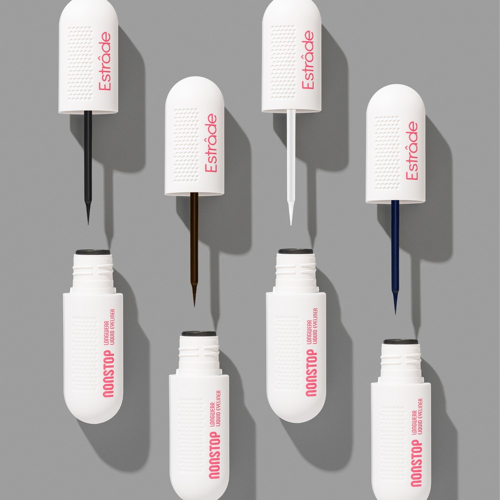 Жидкая подводка для век Estrade Nonstop Longwear liquid eyeliner 203 12мл. Фото 5.