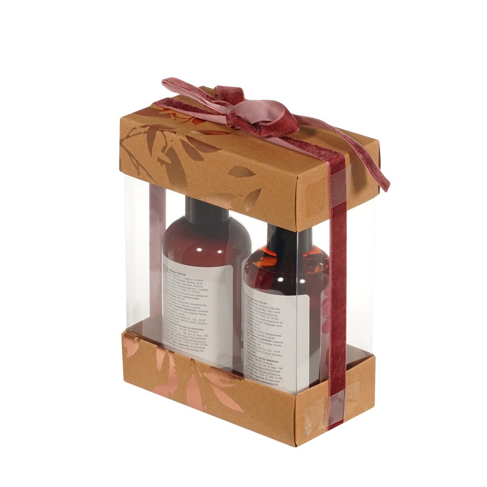 Женский подарочный набор Luxury ( жидкое мыло для рук 200мл + крем для рук 200мл ) в ассортименте. Фото 3.