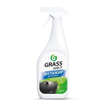 Чистящее средство для плит и микроволновых печей Grass Azelit Антижир для казана 600мл.