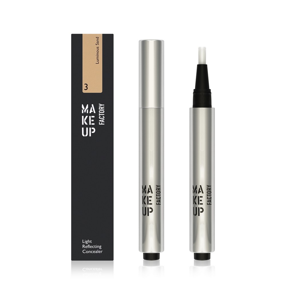 Светоотражающий консилер для лица Make Up Factory Light Reflecting Concealer 3 Luminous Sand 2,5мл