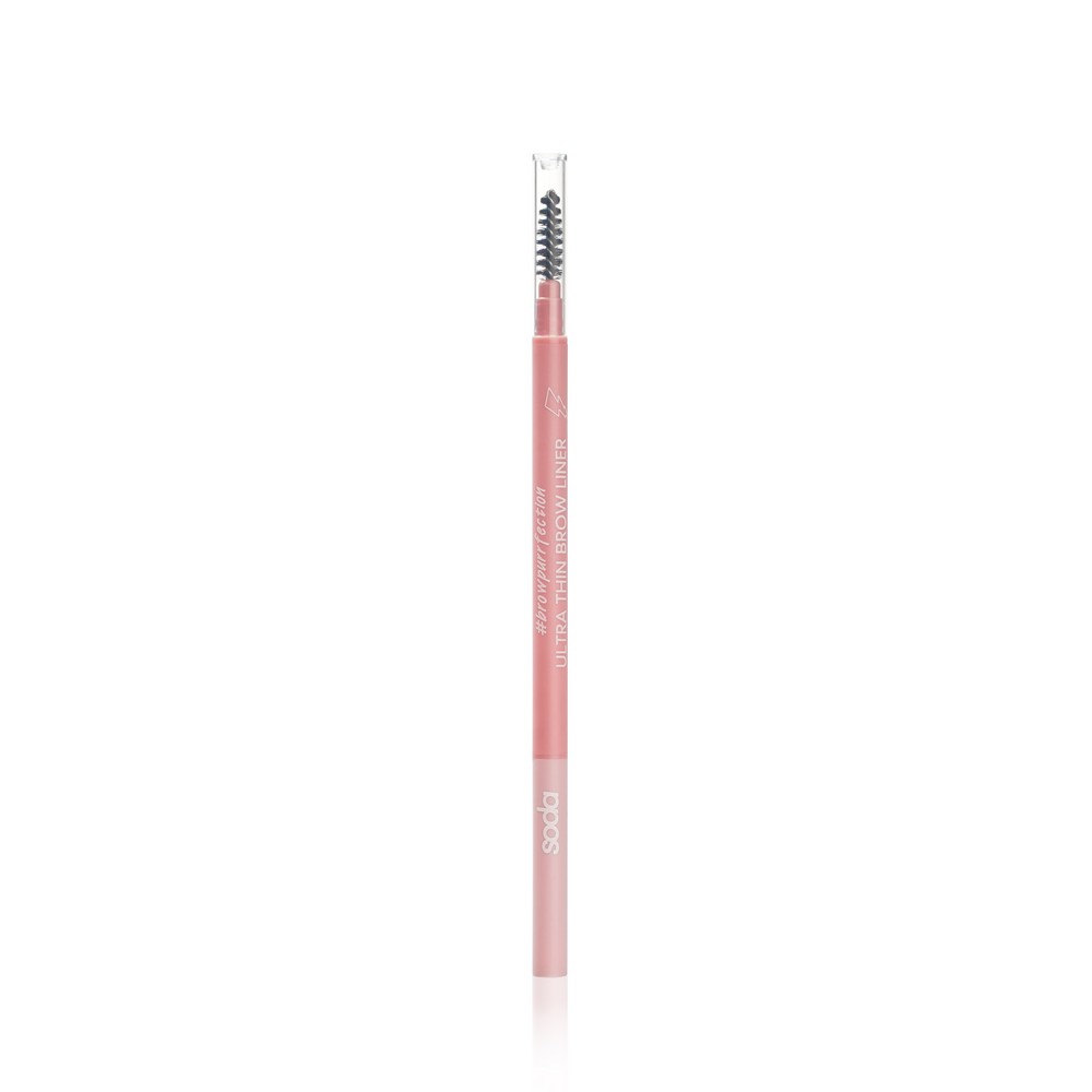 Автоматический карандаш для бровей Soda Ultra Thin Brow Liner #browpurrfection 003 , 1,06г. Фото 2.