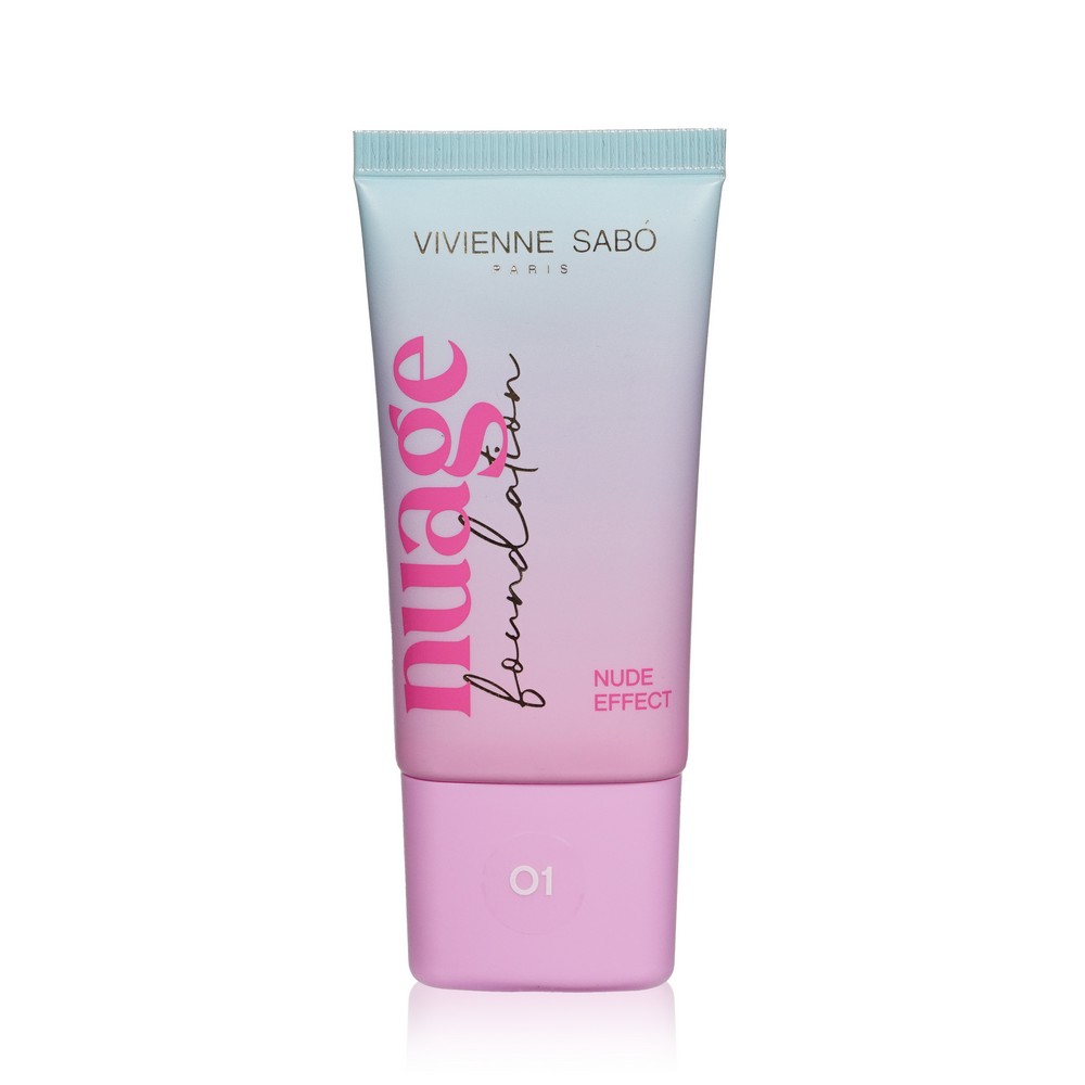 Тональный крем для лица с эффектом естественной кожи Vivienne Sabo Nuage 01 25мл. Фото 1.