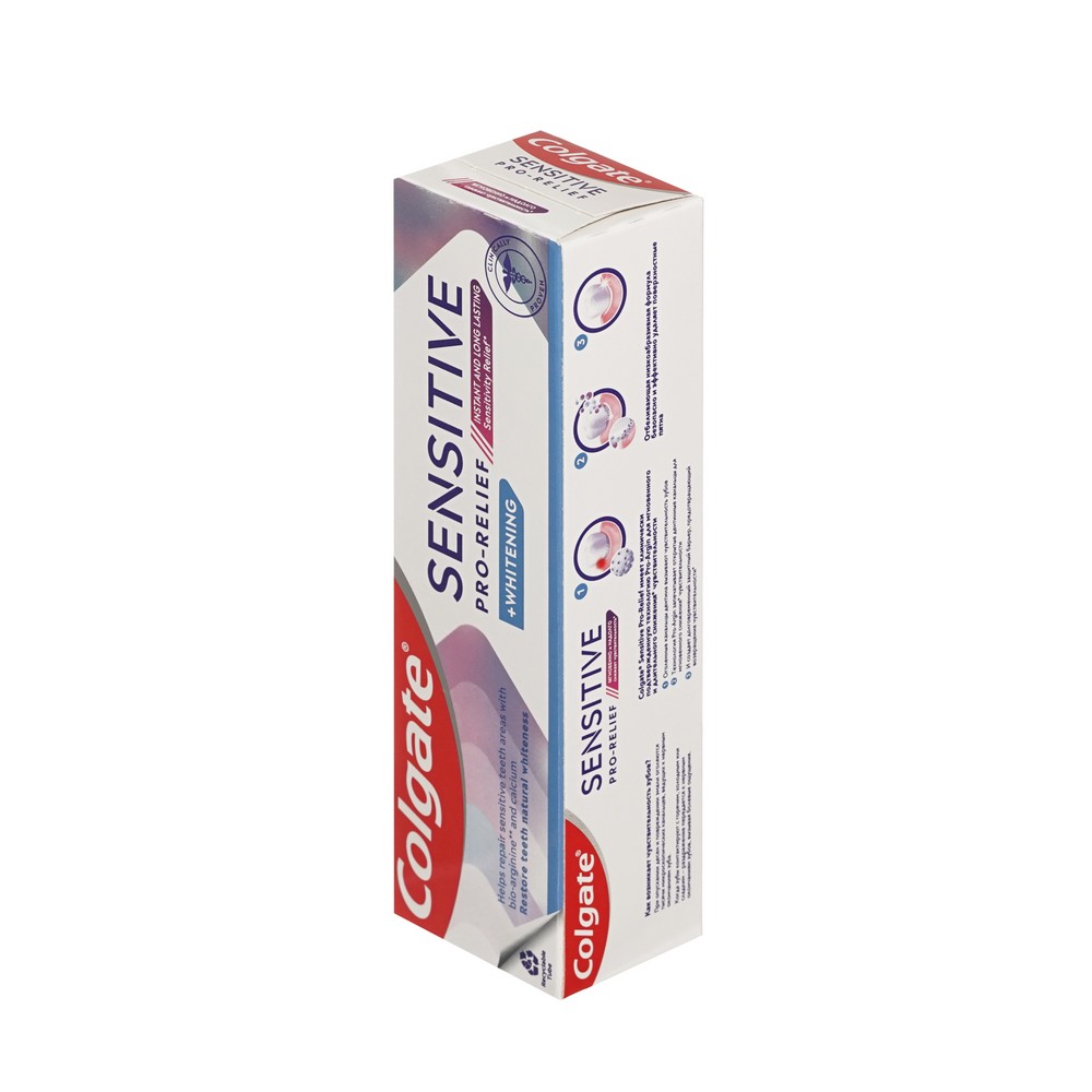 Зубная паста Colgate Sensitive Pro-Relief + отбеливание 75мл. Фото 2.