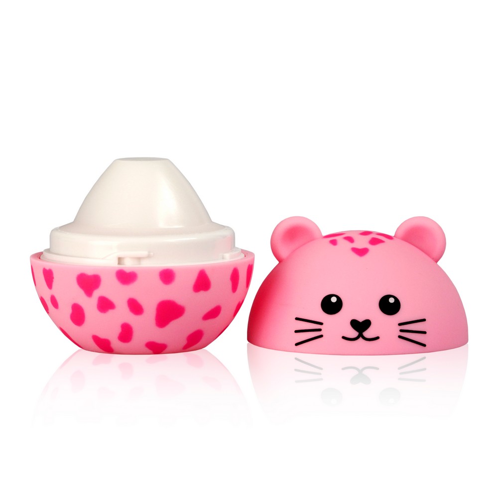 Бальзам для губ Lip Balm " Леопард " с ароматом клубники 6,5г. Фото 4.