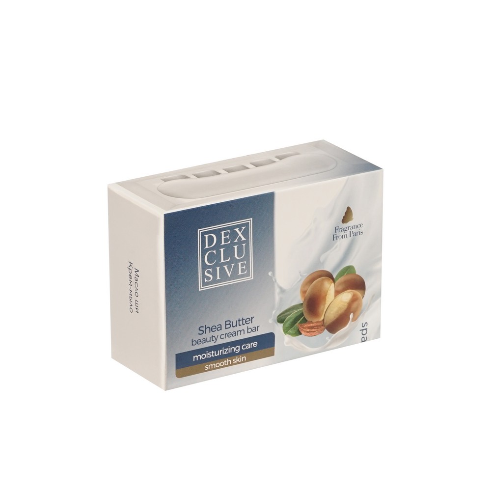 Мыло туалетное Dexclusive Shea Butter 100г. Фото 2.