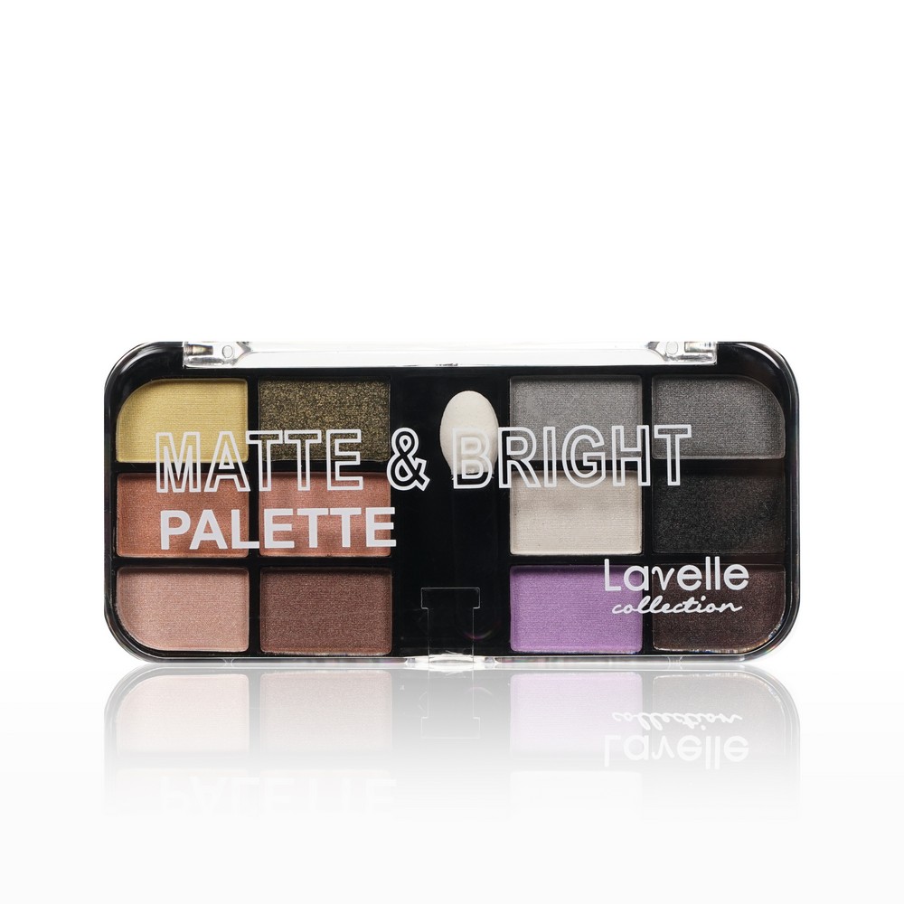 Тени для век Lavelle Matte & Bright 12 цветов 01 9г. Фото 1.