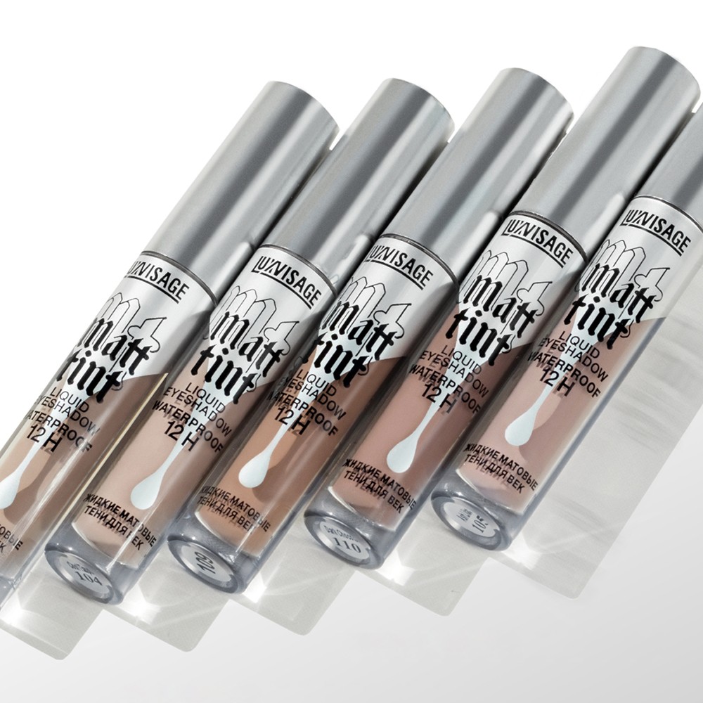 Жидкие матовые тени для век Luxvisage Matt tint 12h 102 DUSTY ROSE 3г. Фото 5.
