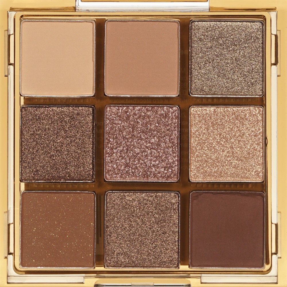 Палетка теней для век Divage Easy Nude Tanned eyeshadow palette 9 оттенков 9г. Фото 4.