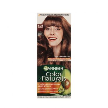 Крем - краска Garnier Color Naturals стойкая для волос 6.25 Шоколад.