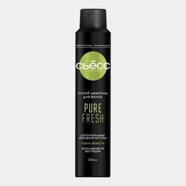 Сухой шампунь для волос Сьёсс Pure Fresh 200мл.