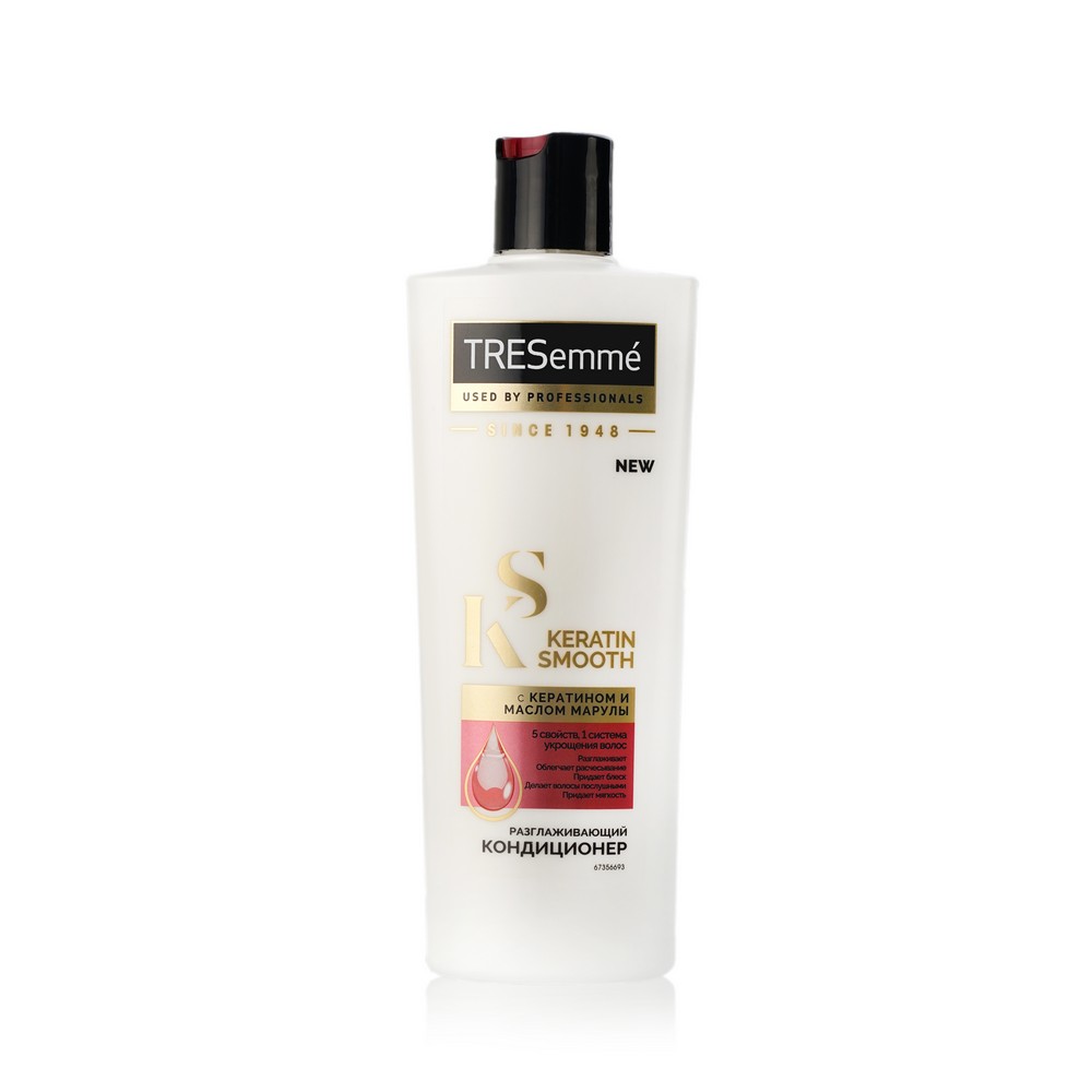 Разглаживающий кондиционер для волос Тресемме Keratin Smooth с кератином и маслом марулы 400мл. Фото 1.