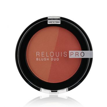 Двойные румяна для лица Relouis PRO Blush Duo 201 , 5г.