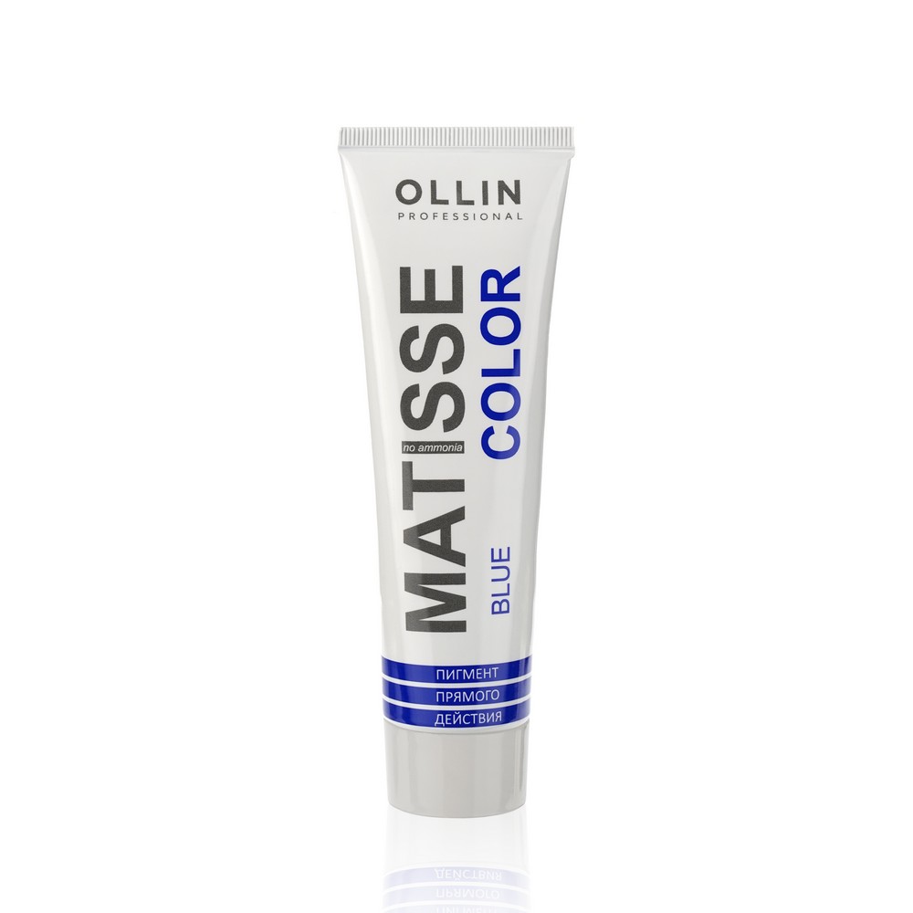 Тонирующая маска для волос Ollin Professional Matisse Color прямого действия , Blue/Синий , 100мл. Фото 1.