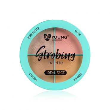 Палетка для скульптурирования лица BeYoung Strobing Palette 01 15г.