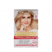 Крем - краска L'Oreal Paris EXCELLENCE Creme стойкая для волос 9.1 Очень светло-русый пепельный.