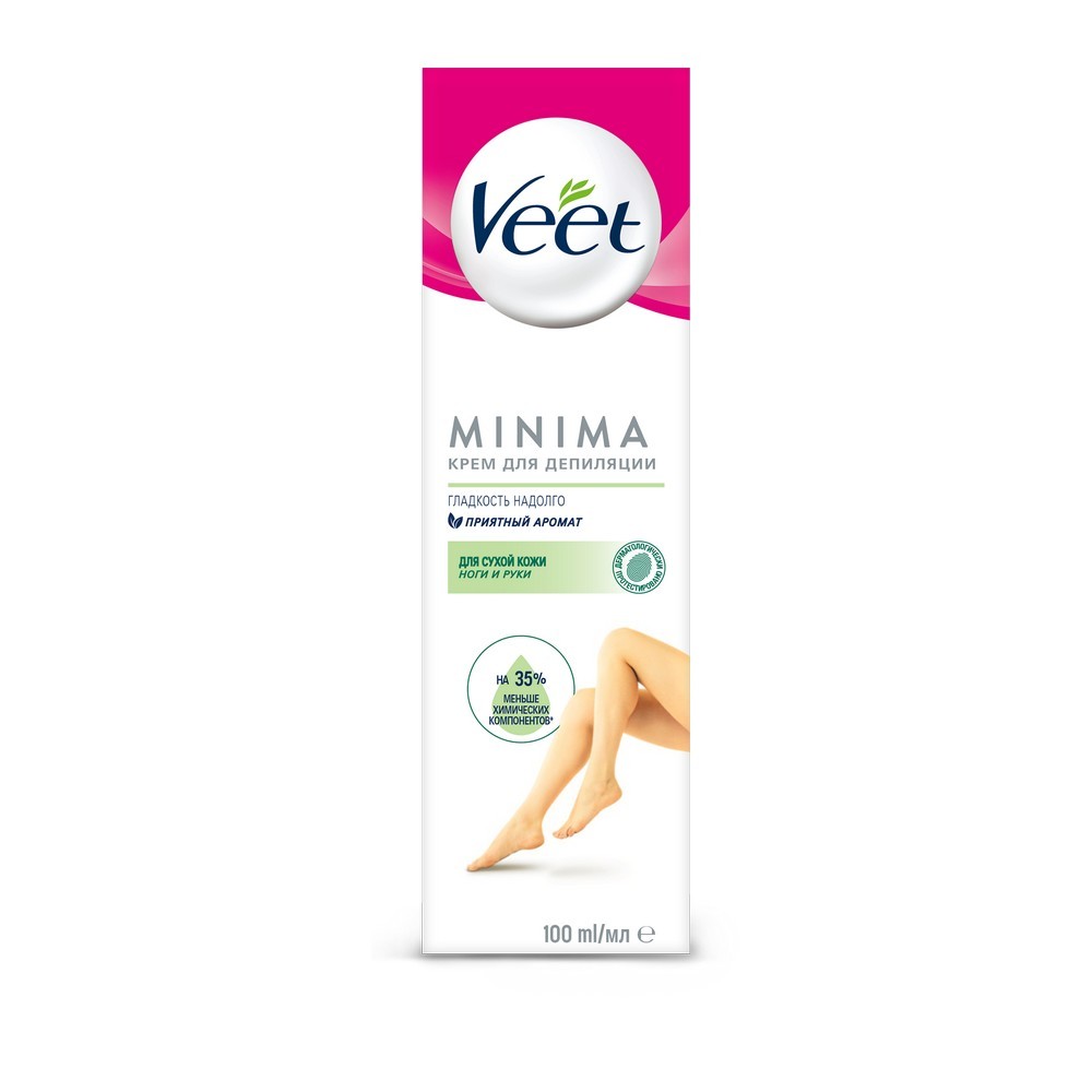 Крем для депиляции Veet для сухой кожи 100мл. Фото 1.