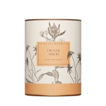 Свеча ароматическая LiveFresh Orange Neroli.