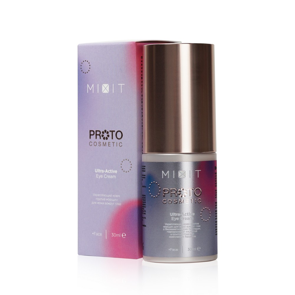 Укрепляющий крем против морщин для кожи вокруг глаз Mixit Proto Cosmetic 30+ , 30мл. Фото 1.