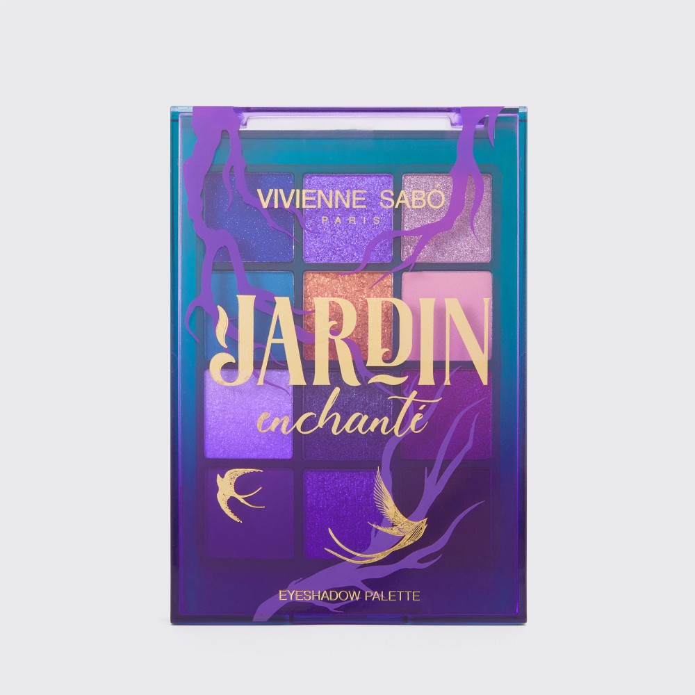 Палетка теней для век Vivienne Sabo Histoires Infernales " Jardin Enchante " 12 оттенков 12г. Фото 7.