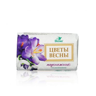Туалетное мыло Весна Цветы весны " Подснежник " 90г.