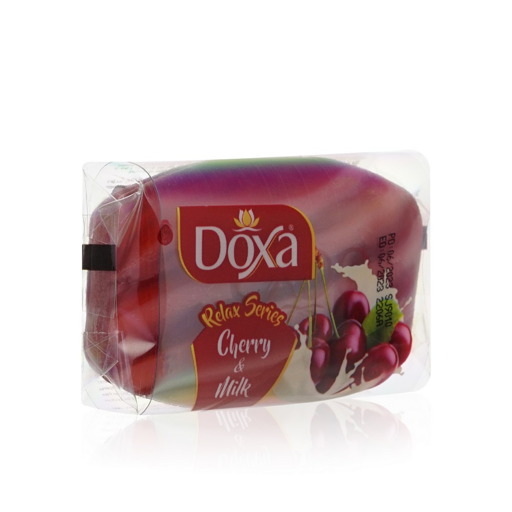 Мыло туалетное Doxa Relax series " Cherry & Milk " 80г. Фото 2.