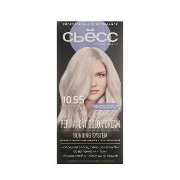Стойкая крем - краска для волос Сьёсс 10-55 Ультраплатиновый блонд.