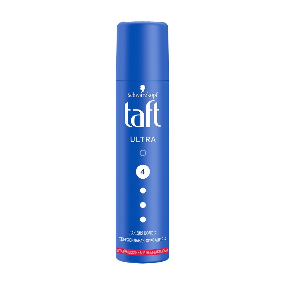 Лак для укладки волос Taft Ultra Сверхсильная фиксация (4) 75мл. Фото 1.