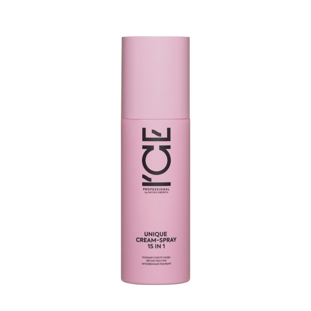 Многофункциональный крем - спрей для волос ICE Professional by NS Unique cream-spray 15 in 1 150мл. Фото 1.