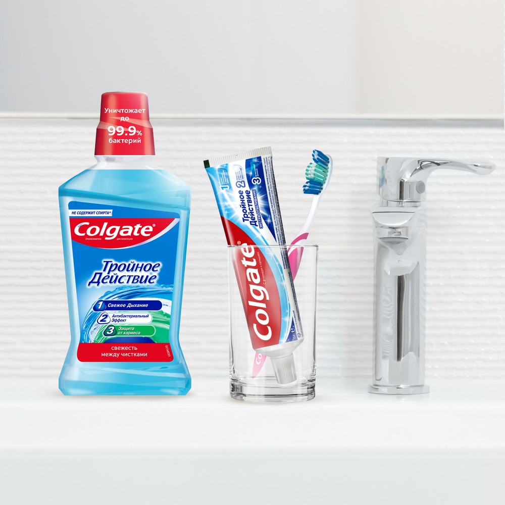 Зубная паста Colgate Тройное действие " экстра отбеливание " 100мл. Фото 14.